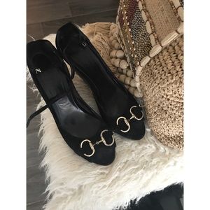 Gucci Suede Wedge